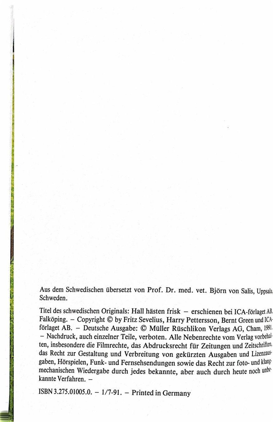 Libri: Sevelius Fritz, So bleibt dein Pferd gesund – Nuovo (secondo la descrizione) da Sarnen venduto da Livres 2