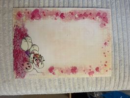 1x Diddlblatt A5 Diddlina Diddl kuscheln rot Herzchen