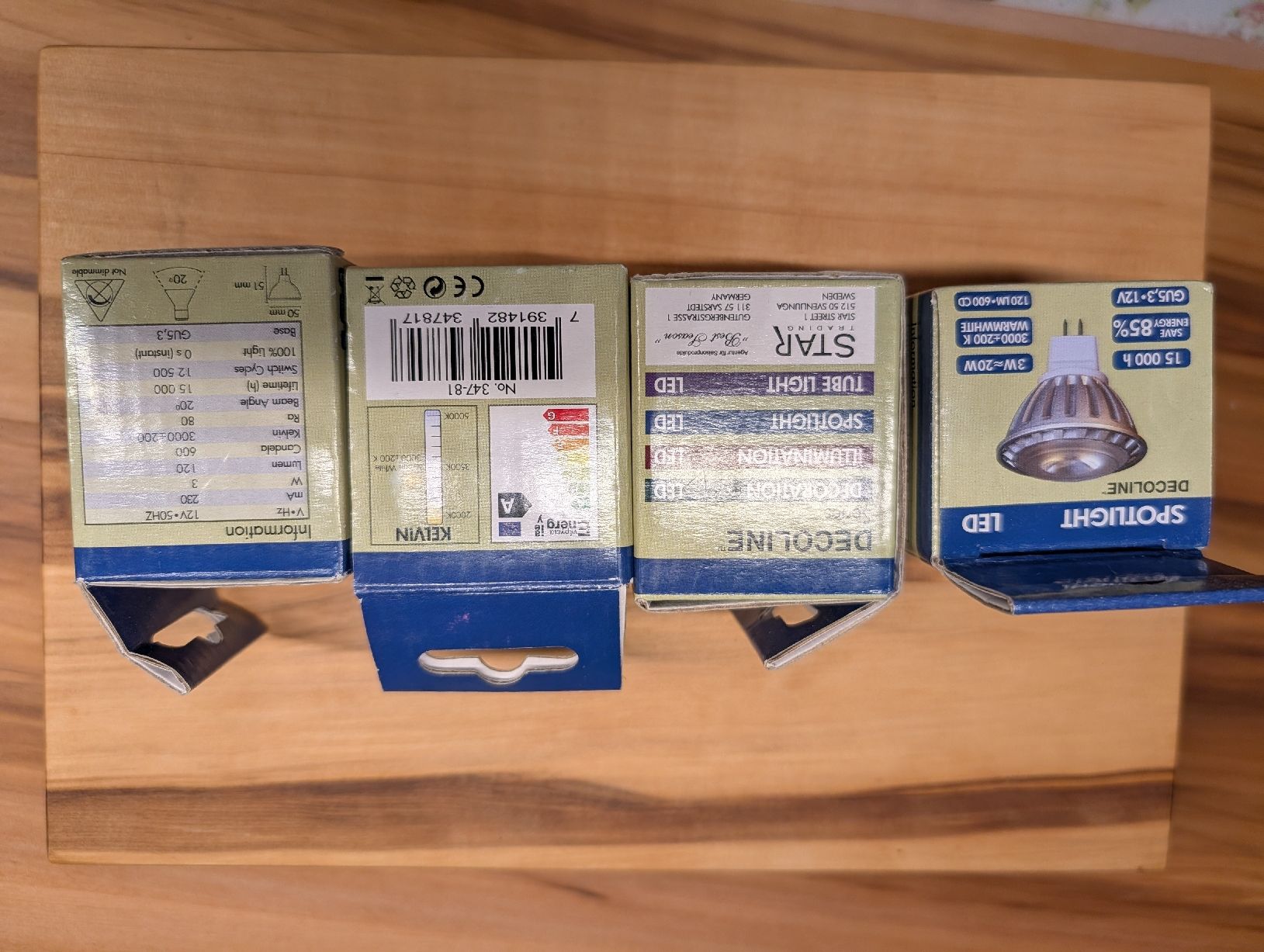 Lampade: Es Spots 12V, GU5,3 Spotlight Deciline – Nuovo e nell'imballaggio originale da Pfäffikon ZH venduto da Gabriel64