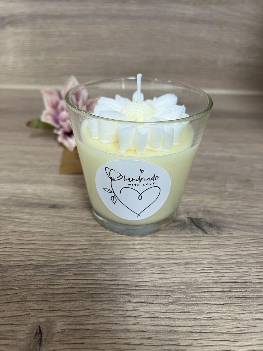 Candele: Blumenkerze Mango, handgemacht,  – Nuovo (secondo la descrizione) da Frick venduto da van_2dhd 1