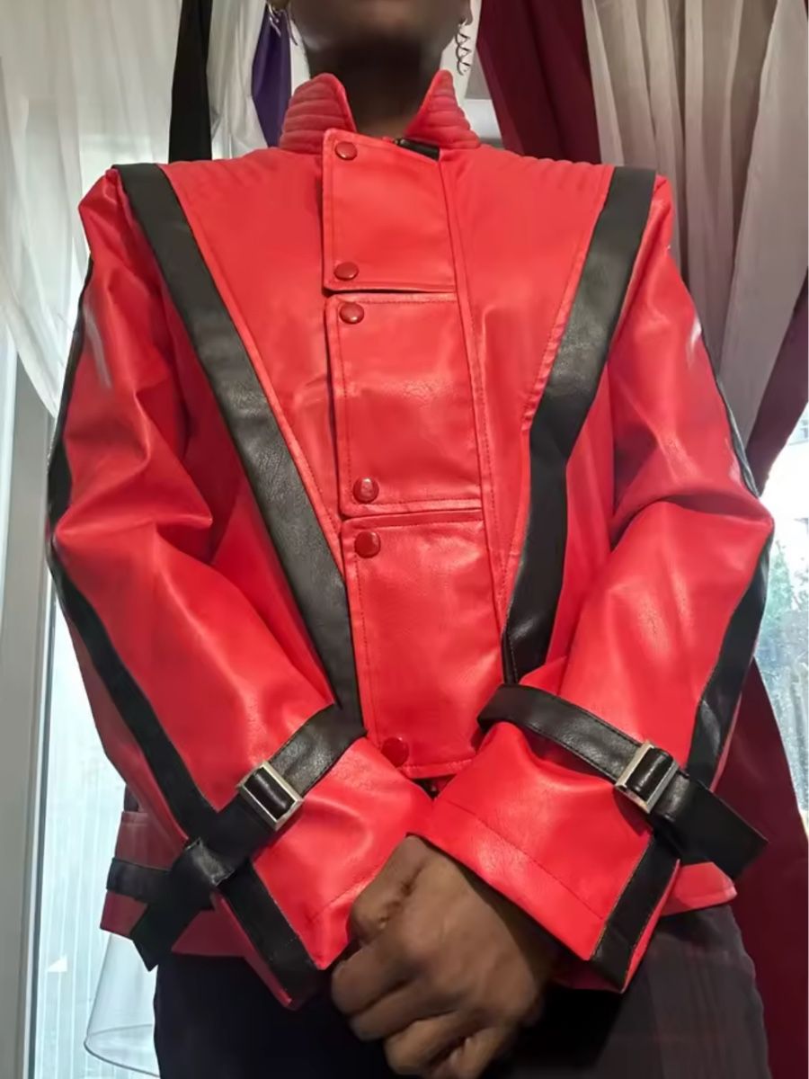 Giacche: Michael Jackson Rote Thriller Cosplay Jacke – Nuovo (secondo la descrizione) da Oensingen venduto da custom_lenkraeder 3