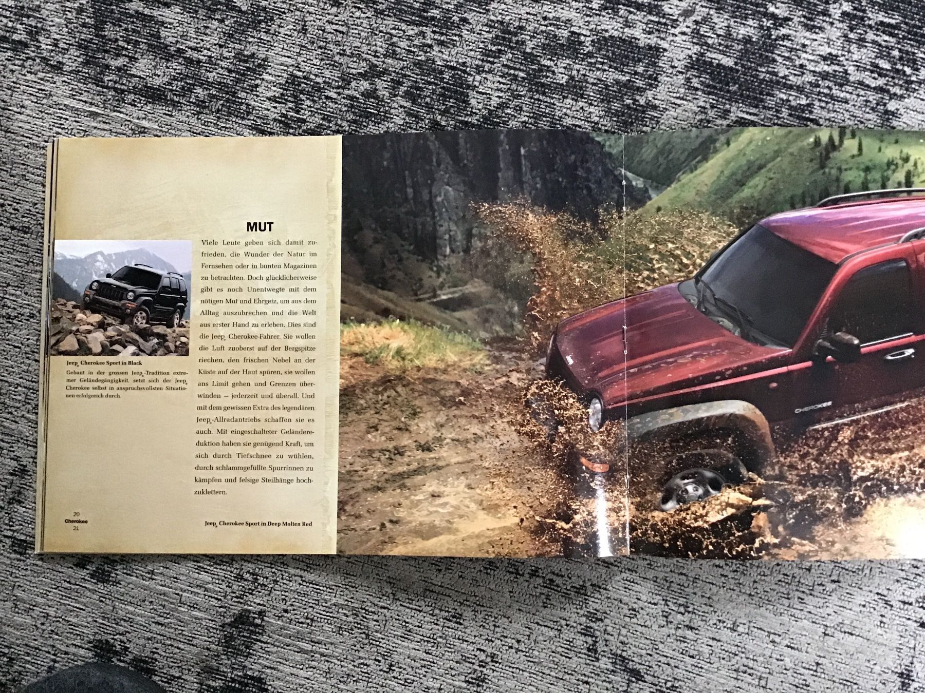 Jeep Dokumente: Jeep Programm Verkaufsprospekt 36 Seiten Jahr 2004 – Gebraucht aus Scherzingen von Starseller62 6