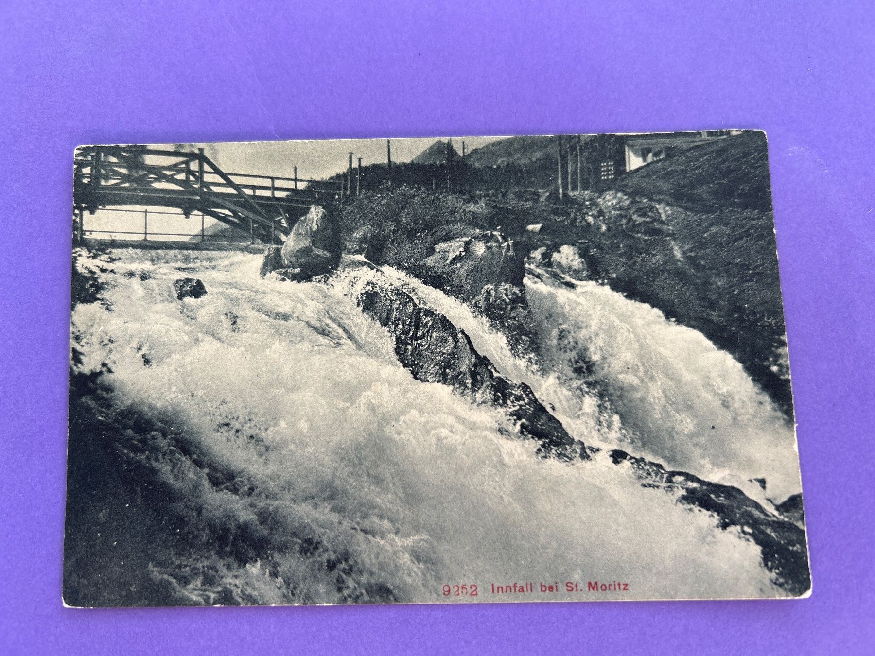 Cartoline postali: St. Moritz, Infall, ungelaufen alte Ak – Usato da Hefenhofen venduto da Bierinder
