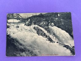 St. Moritz, Infall, ungelaufen alte Ak