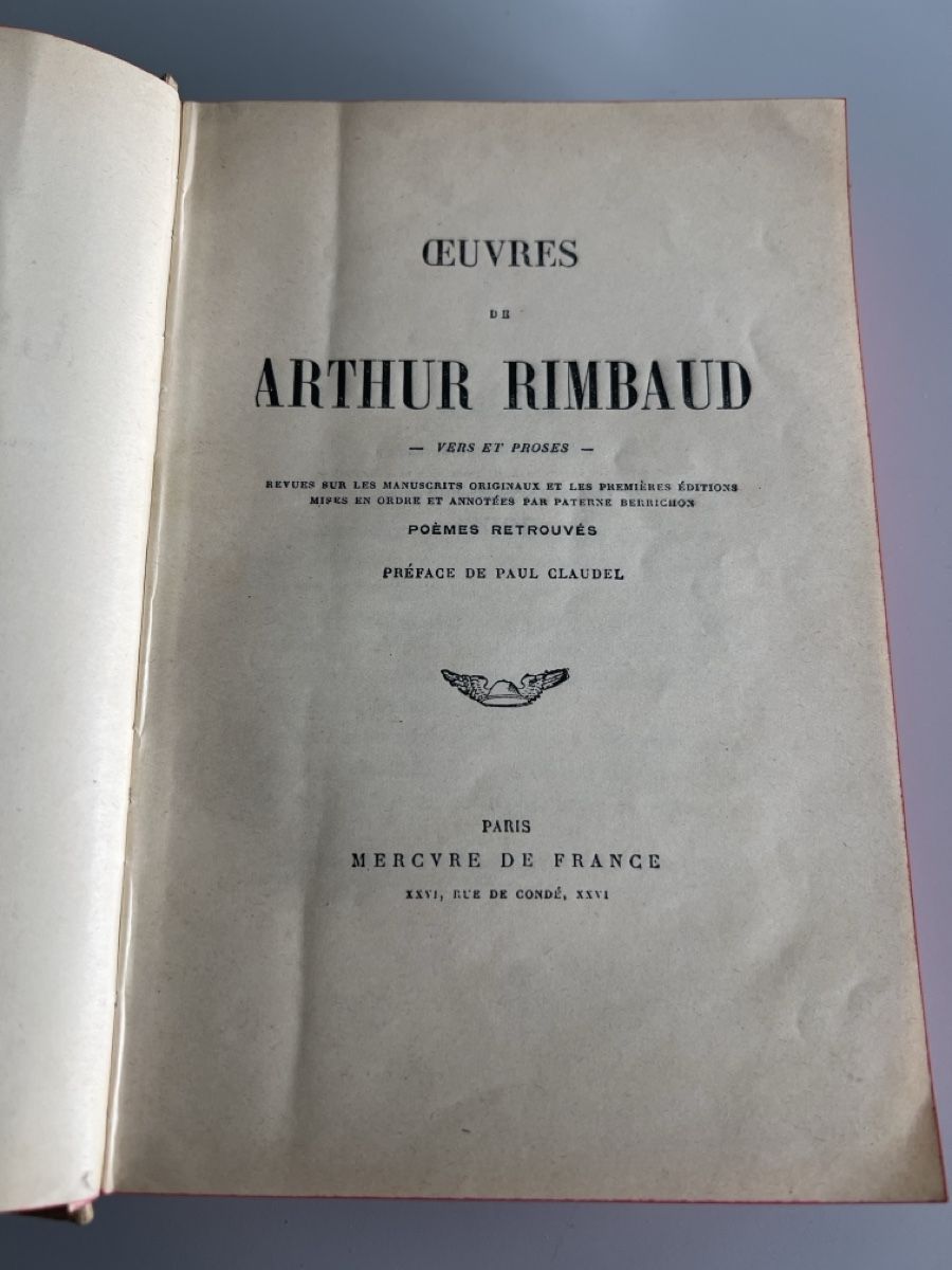 Libri: Arthur Rimbaud - Oeuvres – Usato da Bülach venduto da mga_m6p2