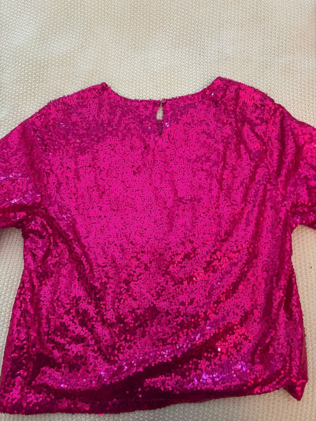 Top: Pailletten Oberteil. Woman. – Usato da Eglisau venduto da Marc_J. 1