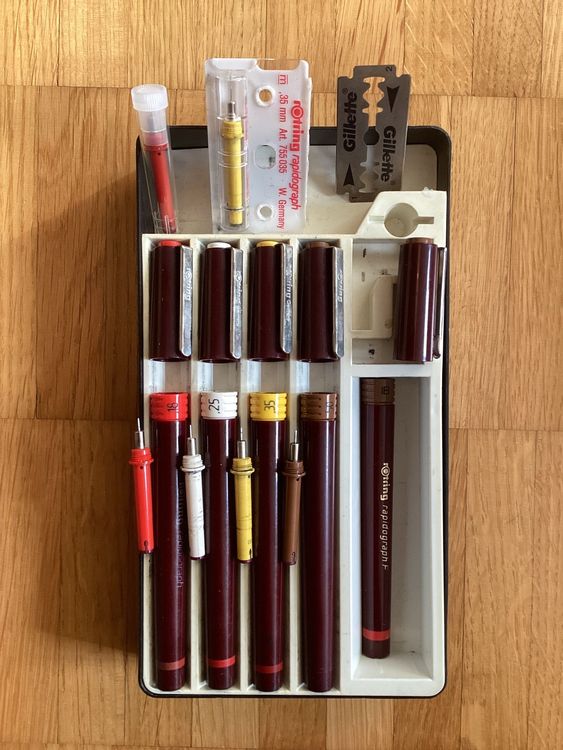Rotring Radiograph Zeichnungsset Tuschestifte | Kaufen auf Ricardo