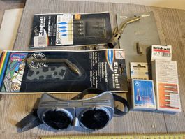 Schweisszubehör Set mit Schutzbrille