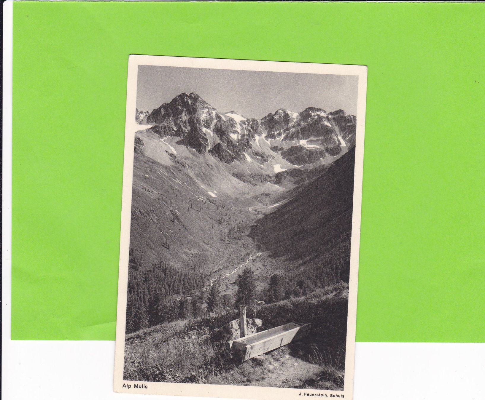 Cartoline postali: Alp Mullis – Usato da St. Peterzell venduto da neckertal