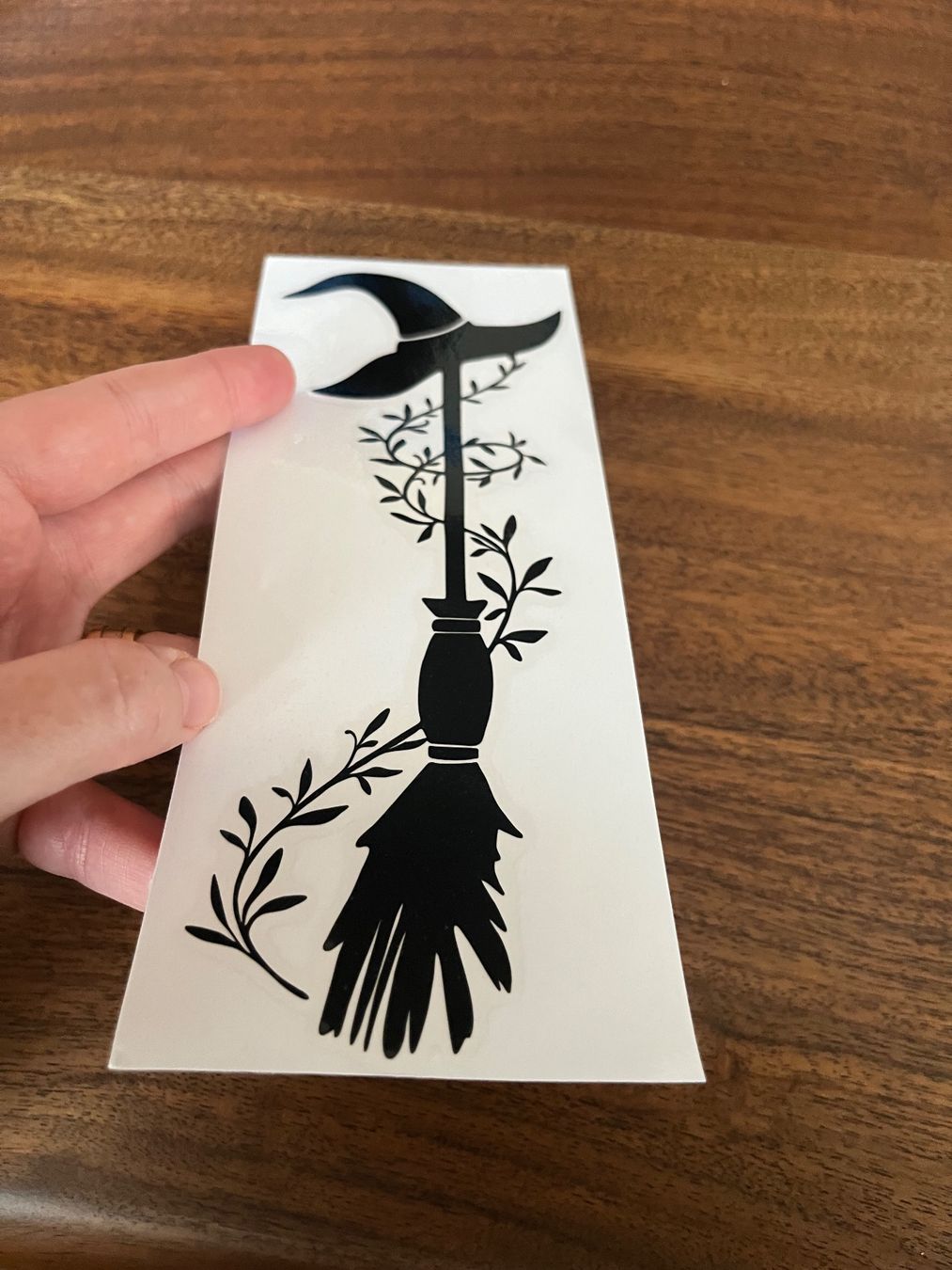 Sticker: Hexenbesen Auto Aufkleber, Wandtattoo – Nuovo e nell'imballaggio originale da Gams venduto da Mariawicca 5