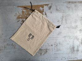 Stoff: Baumwollsack/Kordel "Sujet Palme"