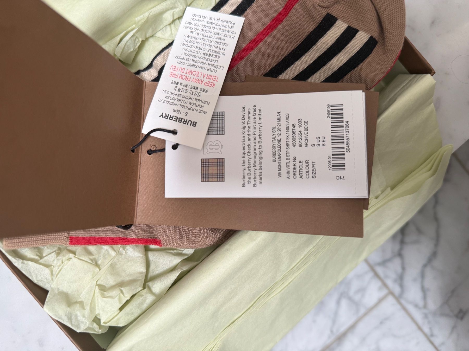 Burberry Socken: Burberry Socken – Neu und originalverpackt aus Oberdorf SO von mhz_7ss9 2