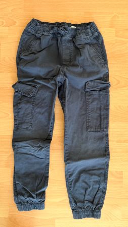 Hose - Cargo Jogger H&M blau Gr. 134