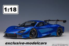 McLaren 720S GT3 Plain Body Rennversion 2019 1:18 AUTOart
