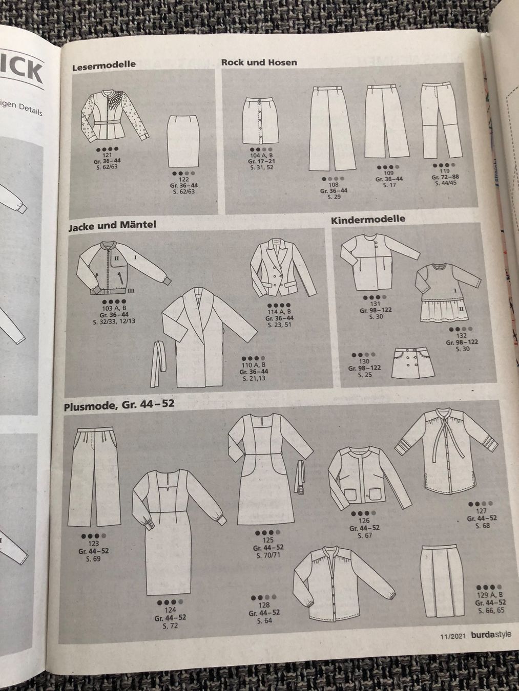 Riviste & Magazine: burda style 11/2021 – Nuovo e nell'imballaggio originale da Langnau am Albis venduto da snla_scc9 4