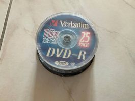 VERBATIM DVD-R 4.7GB (120min) 16x, 25 Stück OVP