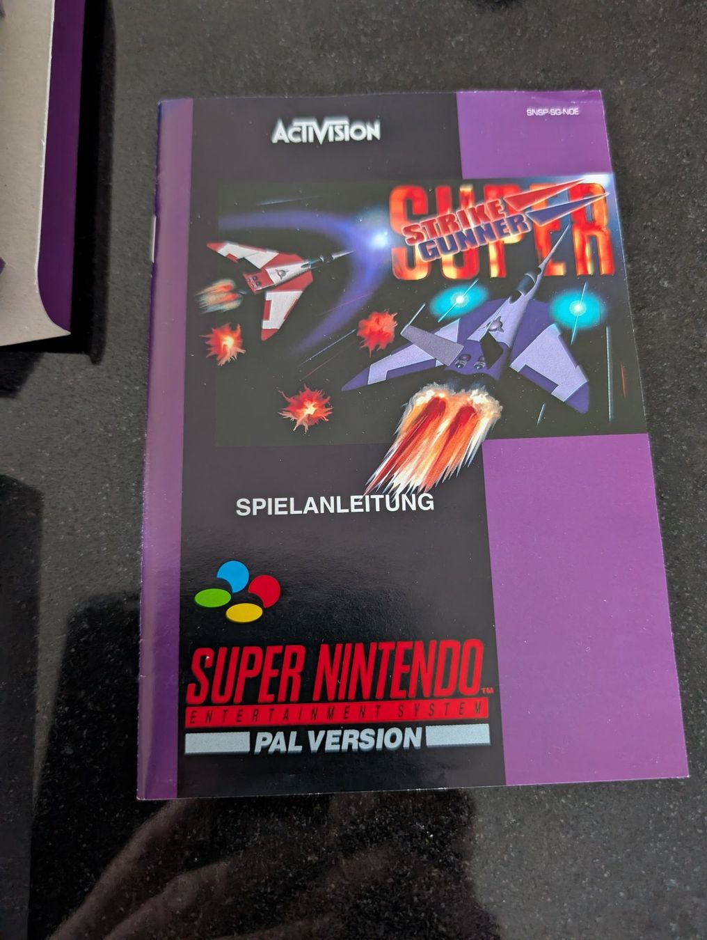 Nintendo Giochi: SUPER STRIKE GUNNER (PAL) - SUPER NINTENDO – Usato da Spiegel b. Bern venduto da Natix 7