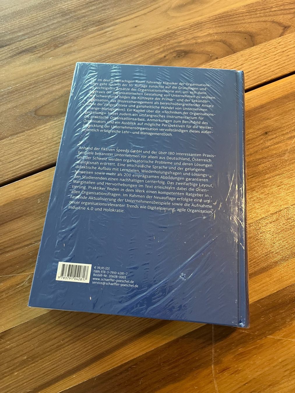Libri: Organisation Ein Lehr- und Managementbuch 10. Auflage – Nuovo e nell'imballaggio originale da Egerkingen venduto da simsigi 1