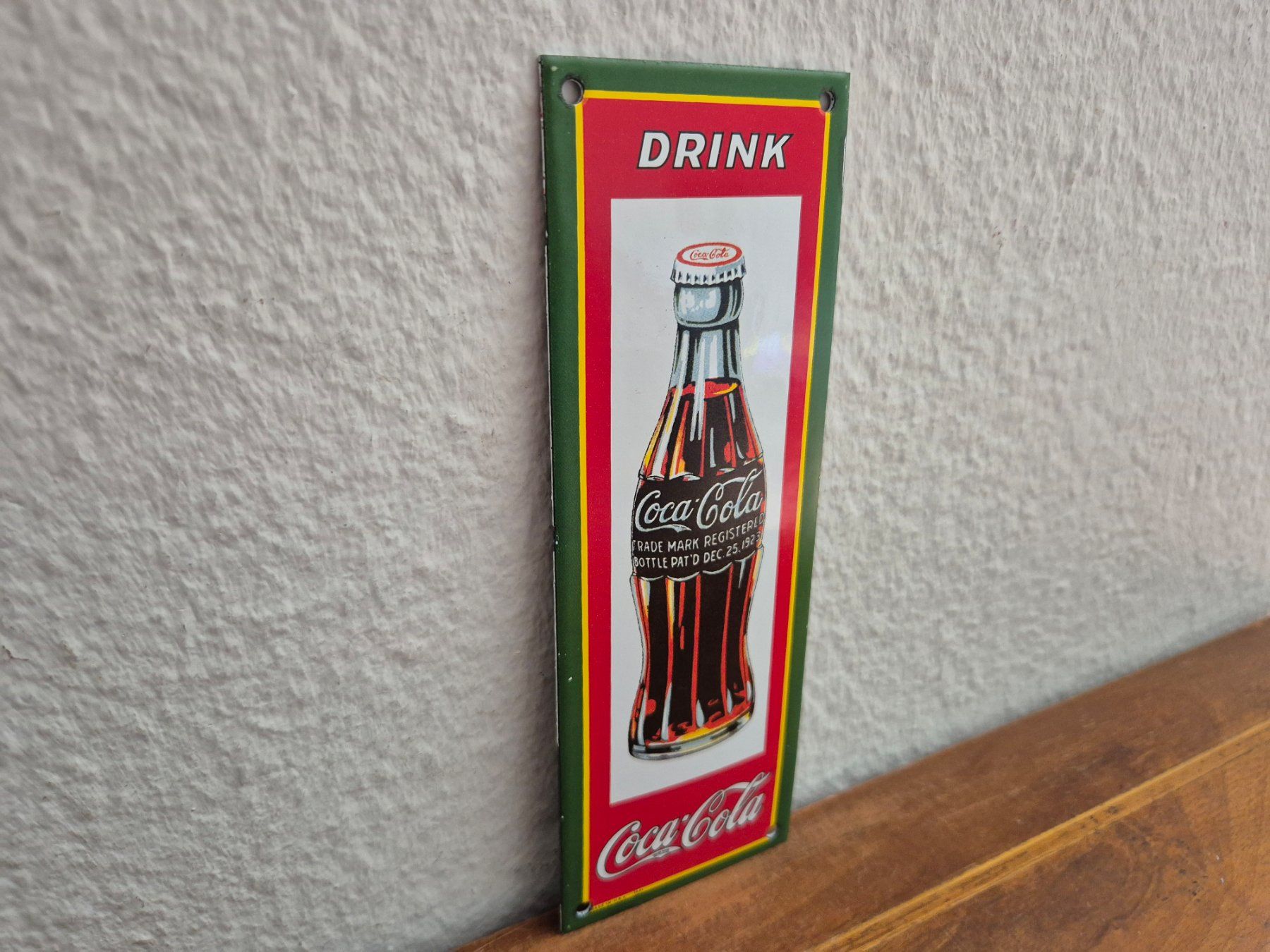 Coca-Cola Insegne: Emailschild Coca Cola Flasche Logo Kneipe Bar Emaille Schild – Nuovo (secondo la descrizione) da Schaffhausen venduto da pfanis09 5