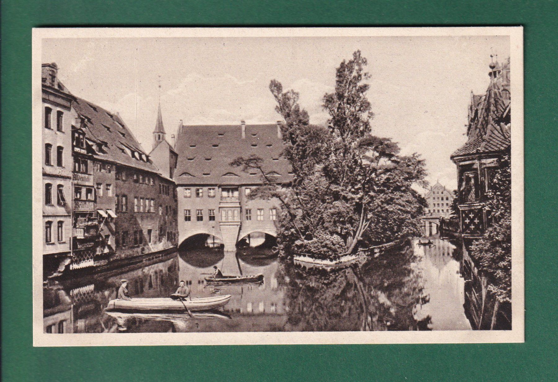 Ansichtskarten: NÜRNBERG - Blick von der Museumsbrücke – Gebraucht aus Pully von nicecards-shop
