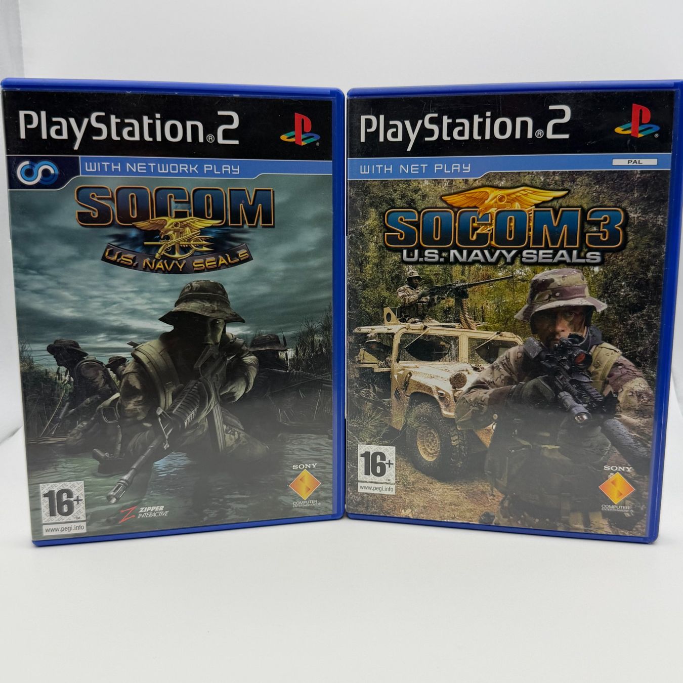 Sony Spiele: SOCOM 1 & 2 US Navy Seals Bundle - Playstation 2 - PS2 – Gebraucht aus Bassersdorf von Chromy-Vault