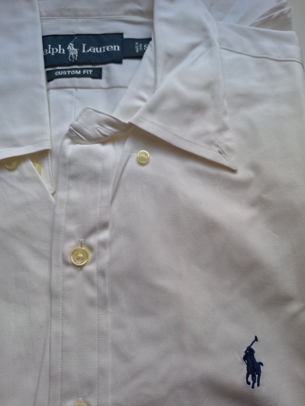 Ralph Lauren Camicie: Ralph Lauren Hemd, weisses Kurzarmhemd, Gr. S – Usato da Münchenbuchsee venduto da Salezm 3