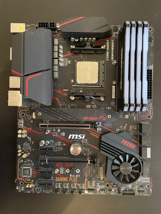MSI MPG X570 GAMING PLUS + Ryzen 7 5800X + 32 GB Ram + Nvme Kaufen