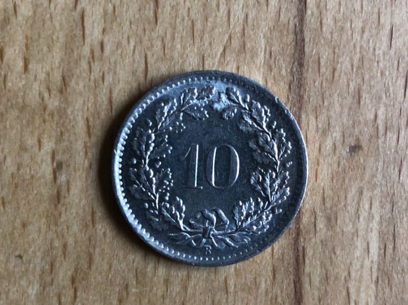 Tutti le monete: 10 Rappen 1968 B Schweiz – Usato da Basel venduto da Cambes 1