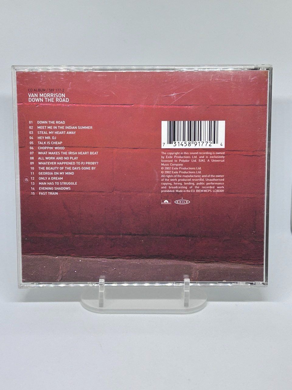 CDs: CD Van Morrison – Down the Road (2002) – Gebraucht aus Giubiasco von LorisVale 1