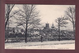 LAUSANNE en hiver - 1907