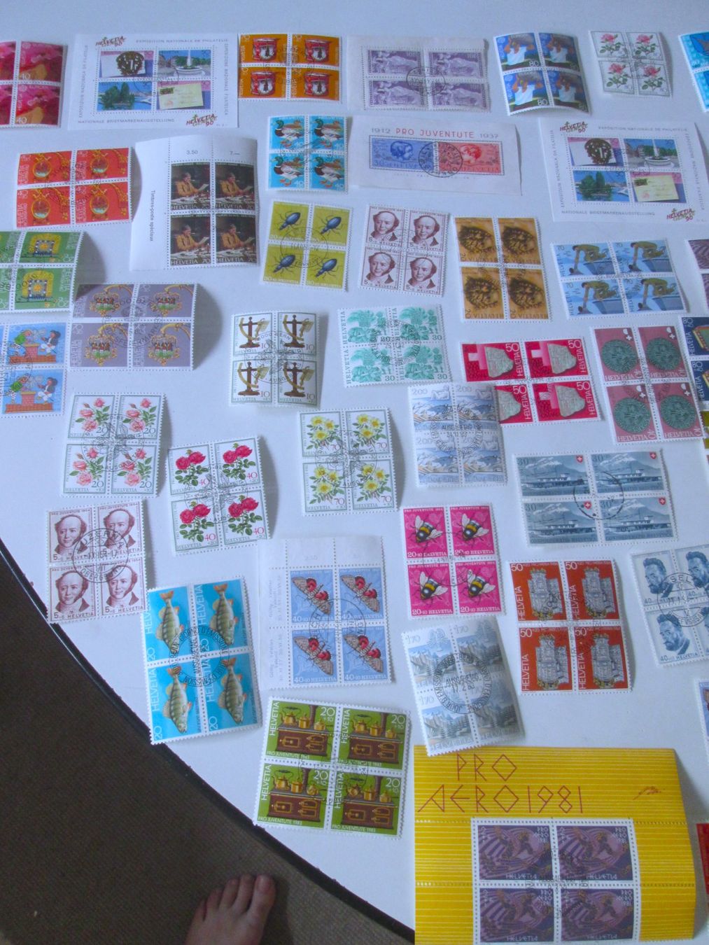 Alle Briefmarken: Vierzeiler gestempelt – Gebraucht aus Sementina von babucia 1