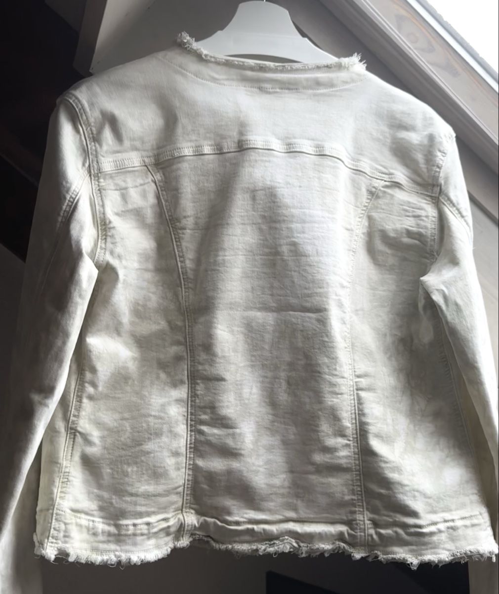 Giacche: Jeansjacke mit Fransen, hell, XXL – Usato da Gebenstorf venduto da Silversalmon 2