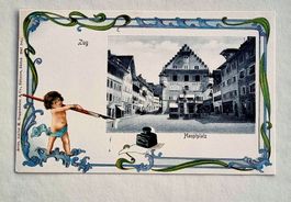 Zug - Hauptplatz - Tintenfass und Feder ......