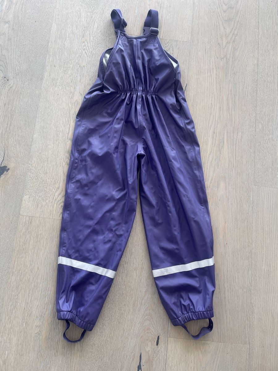 Hosen: Lila-violette Regenhose, Grösse 122, Ideal bei Regenwetter – Gebraucht aus Meilen von Golfer04 4