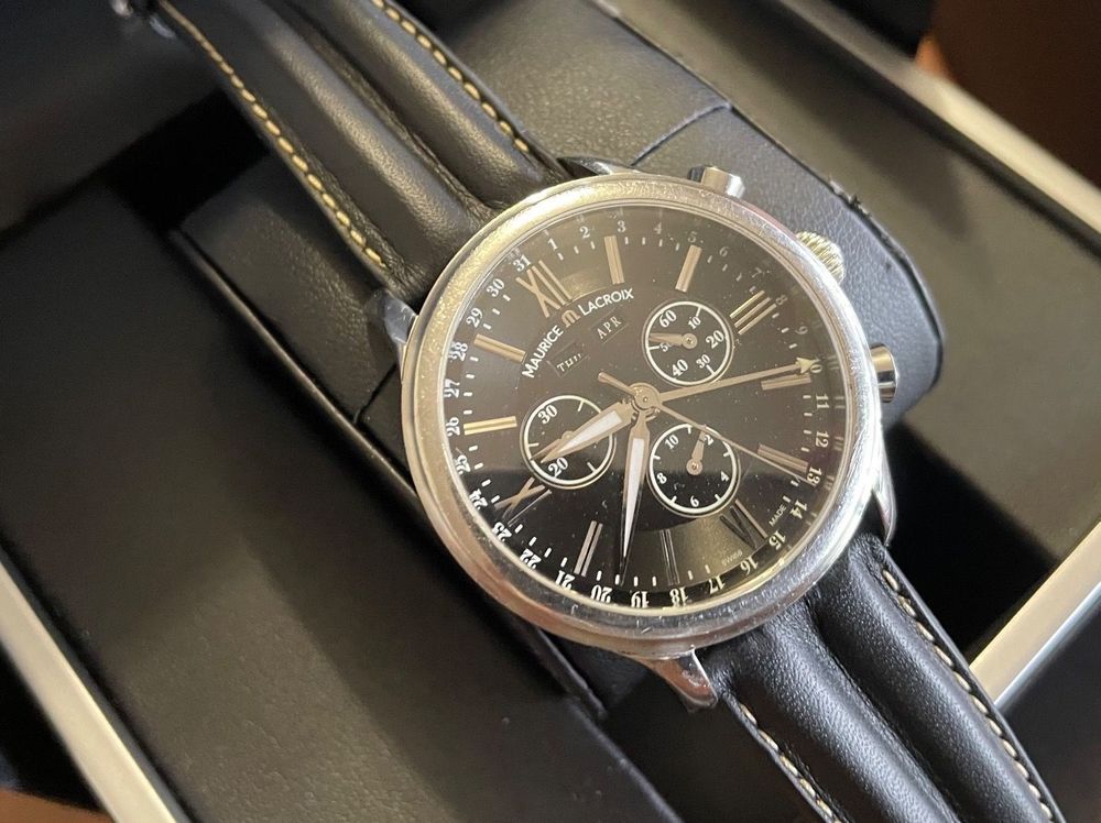 Ab 1. SFR Maurice Lacroix Chronograph CAL. 5040.B Inkl. Box