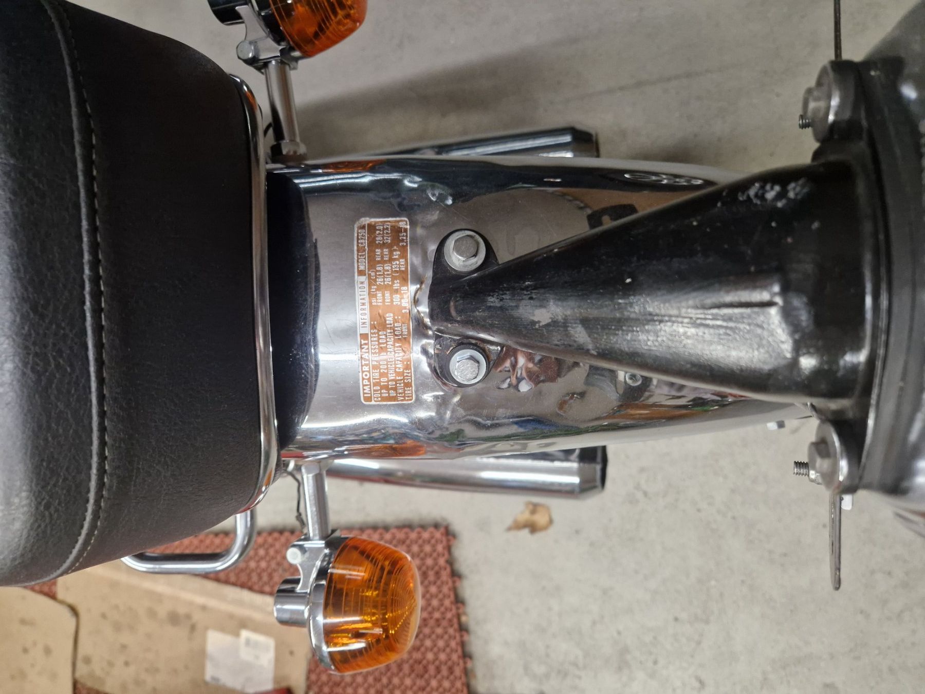 Honda Route: Honda CB 250 Veteran – D'occasion à grossaffoltern par scirocco03 7