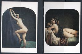 2 Vintage Aktfotografie Photokarten, Rarität!
