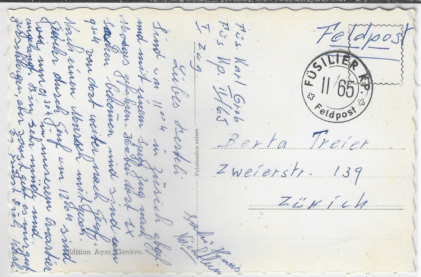 Cartes postales: Geneve - Entree de la rade – D'occasion à Ettingen par Kartenplanet 1
