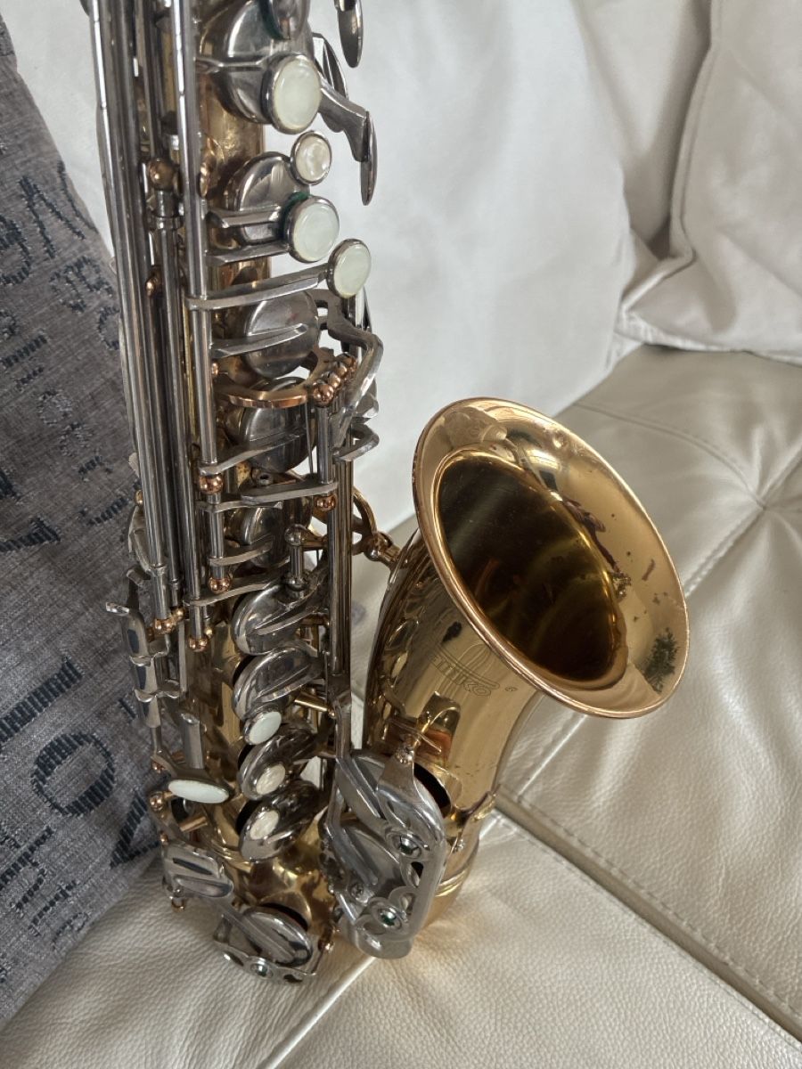 Musikinstrumente: Alto Saxophon , Goldlackiert, Marke : Samko – Gebraucht aus Grosshöchstetten von ferien06 5