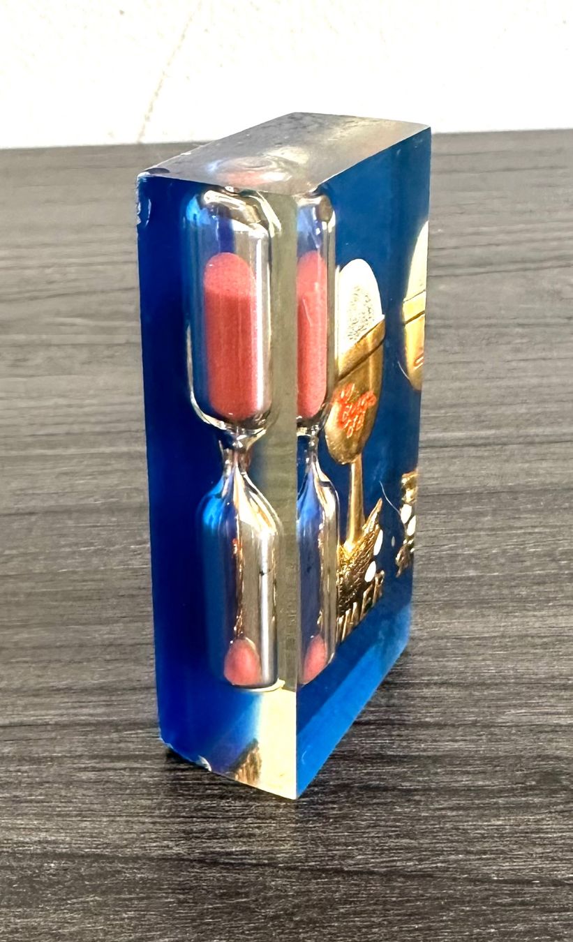 Elettrodomestici da cucina: Vintage Eieruhr, Sanduhr 3 Minuten, Lucite Egg Timer – Usato da Zürich venduto da brazerola 3