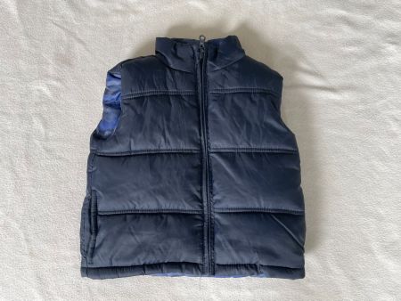 Veste sans manches bleu marin Tex 2-3 ans