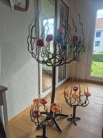 3 Kunstschmied-Kerzenständer