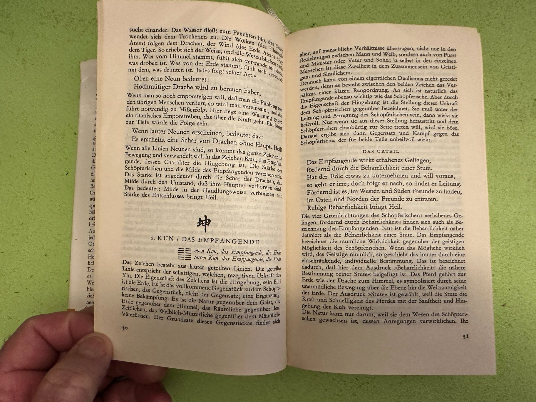 Libri: I Ging. Das Buch der Wandlungen. – Usato da Zürich venduto da allp 5