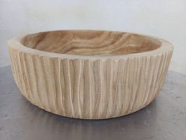 neu: Handgefertigte Holzschale - Dekorative Schale aus Holz,