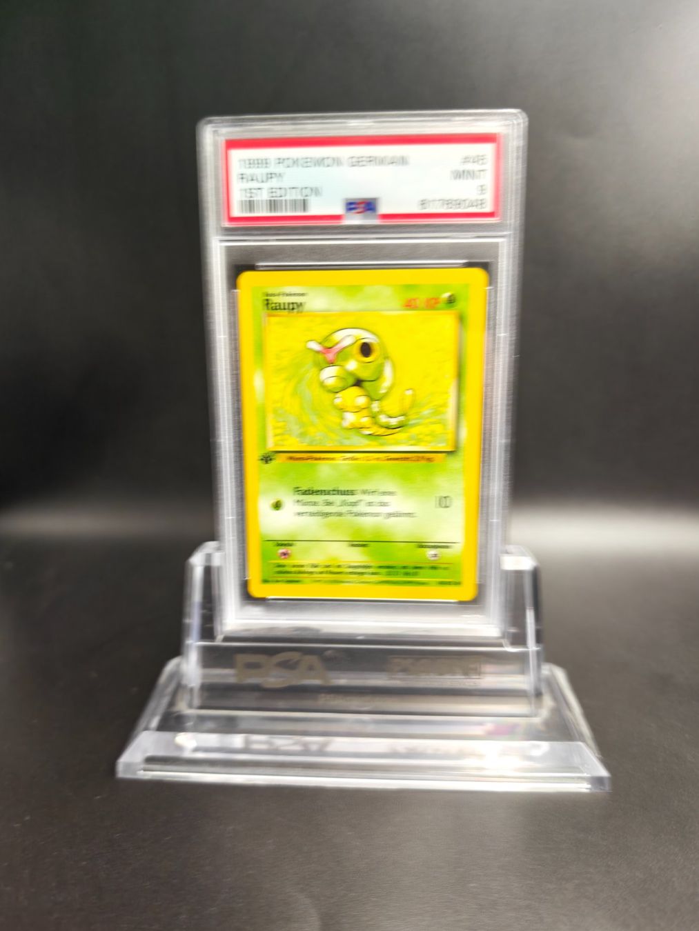 Pokémon Sammelbilder & Trading cards: PSA 9 Raupi 45/102 Basis Set 1.Edition Deutsch – Neu (gemäss Beschreibung) aus Schwyz von Tarek04