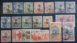 Französisch-Indochina ex. Kat. 72-230 gest. 1919/38