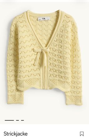Gelbe C&A Strickjacke NEU 134 aktuelle Kollektion☀️