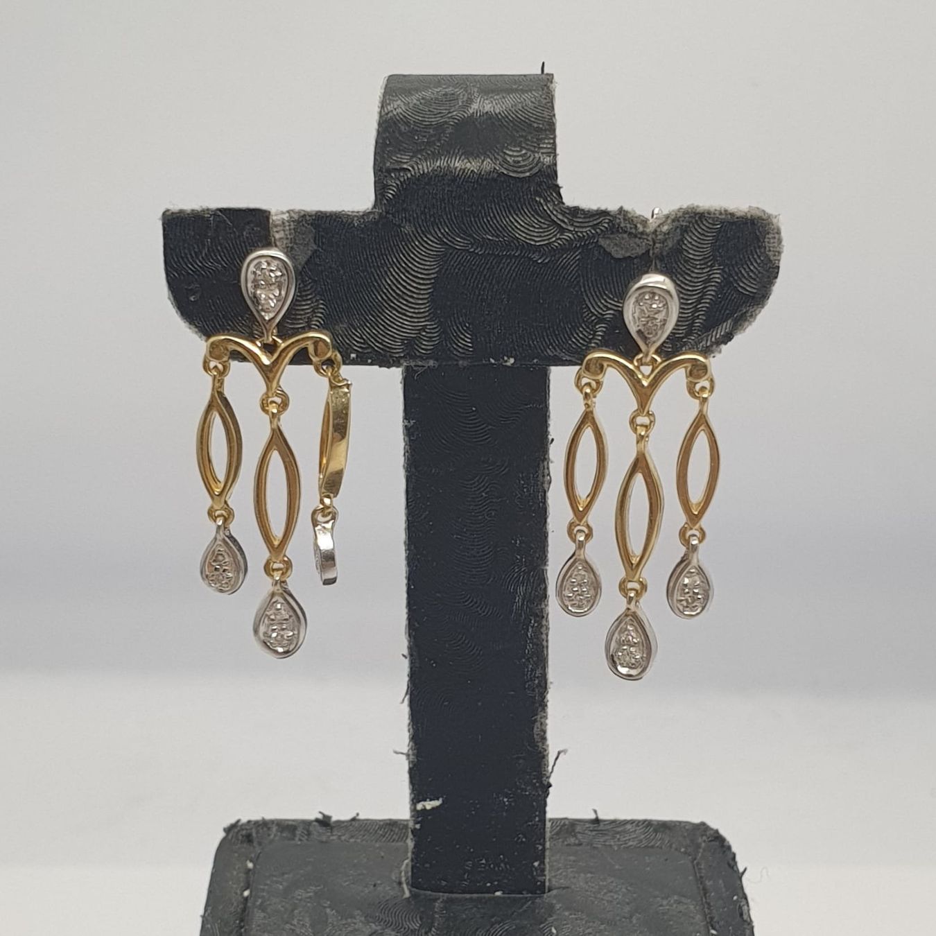 Orecchini pendenti & Orecchini a lobo: Echt 18K Gold - Diamant Ohrstecker – Usato da Luzern venduto da Goldhaus-Luzern