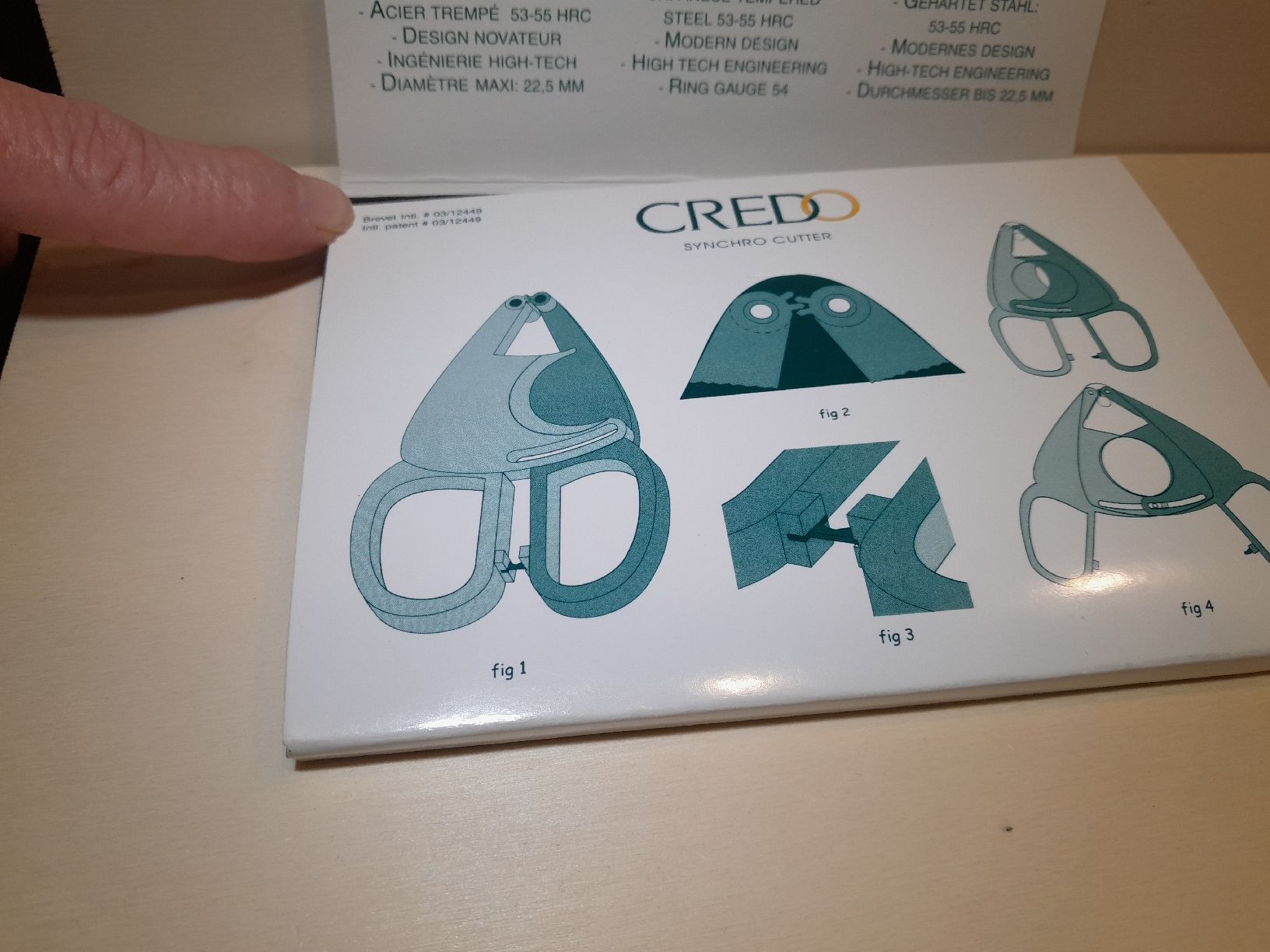 Sigari: Edler Credo Synchro Cutter,ig, mit Etui & OVP – Nuovo e nell'imballaggio originale da Biel-Benken BL venduto da Sternstaub 2