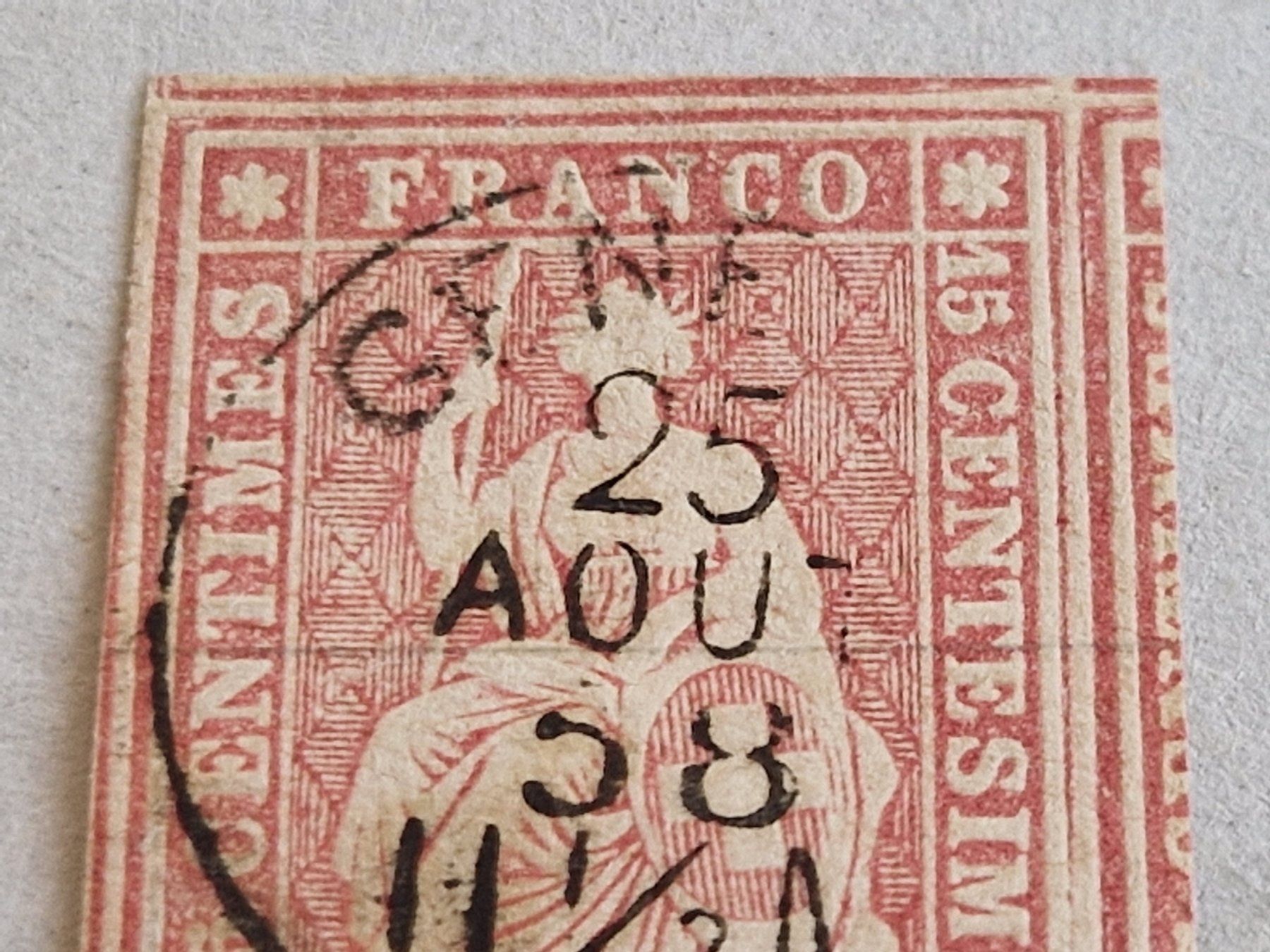 Tutti i francobolli: Strubel 24D, signiert, ab 1.- – Usato da Burgdorf venduto da Glossy01 1
